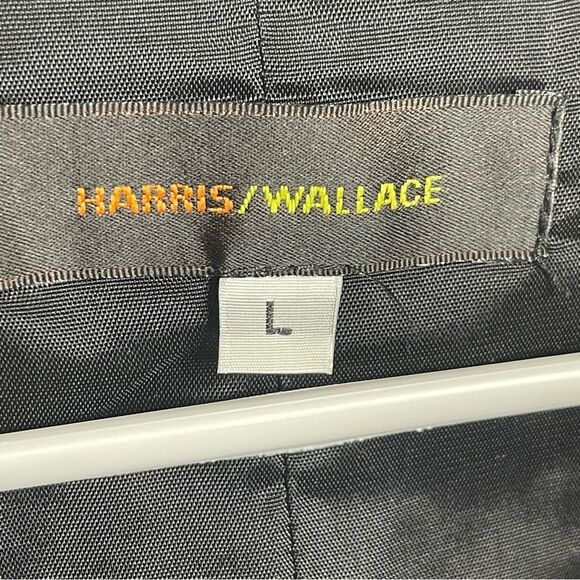 Vintage Harris Wallace Wool Zip Vest Plaid Gray Size Large - Picture 4 of 6